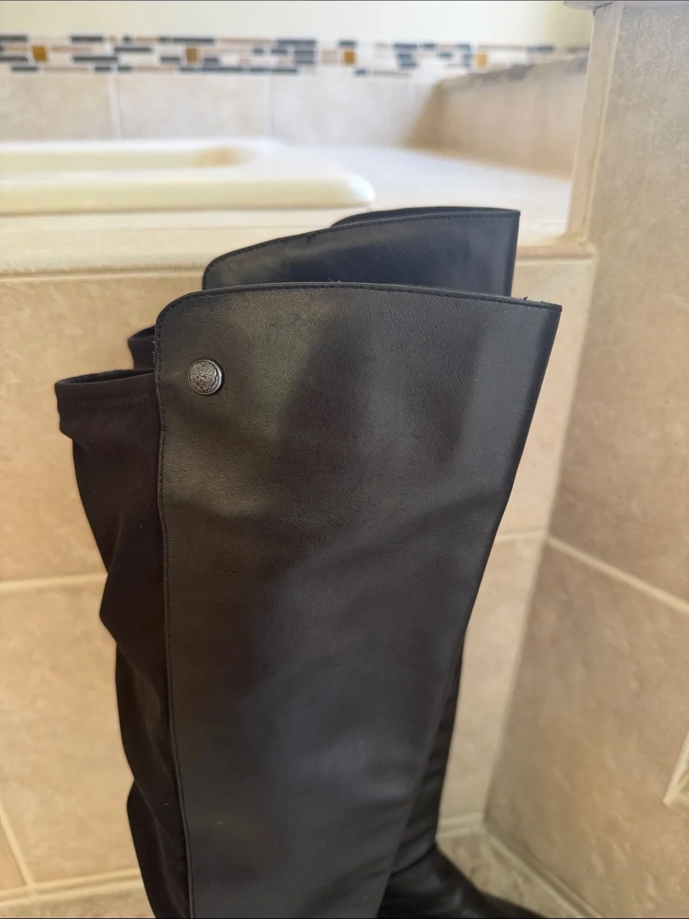 Vince Camuto Karita Over the Knee Black Boots